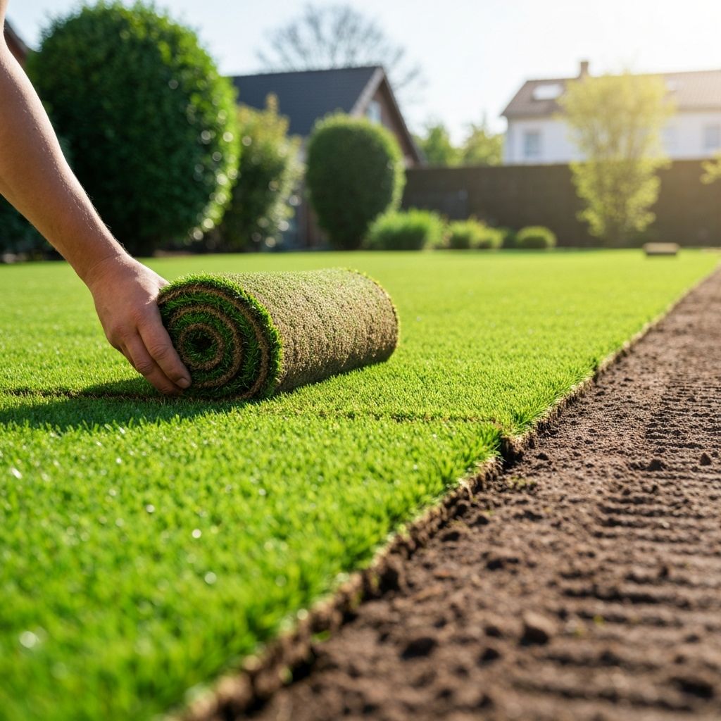 Rasen verlegen
